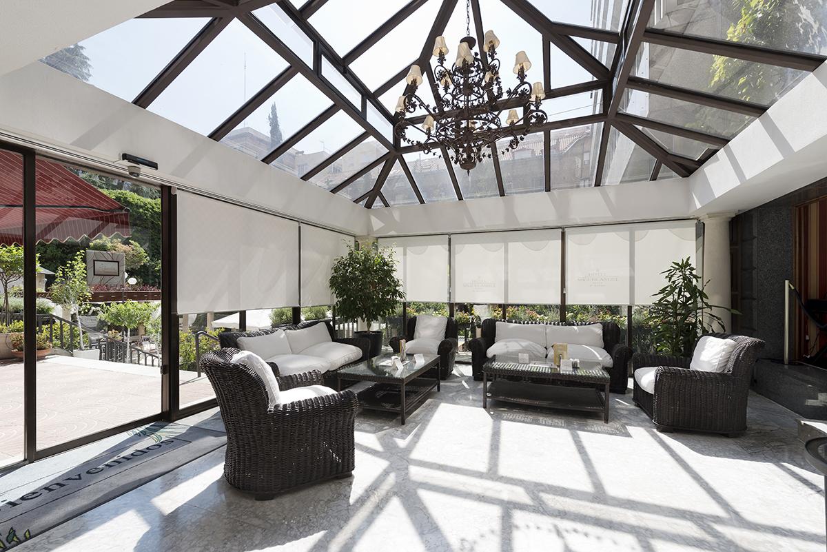 Hotel Miguel Angel Madri Exterior foto Interior of a conservatory